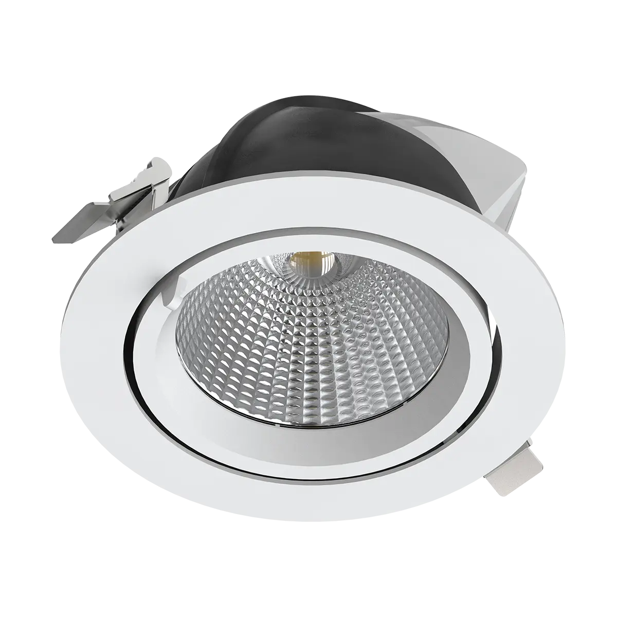 Spoturi LED incastrate - Spot LED incastrat directionabil 4LED Kaven KV30NW-MW, 30W, 4000K alb neutru, alb mat