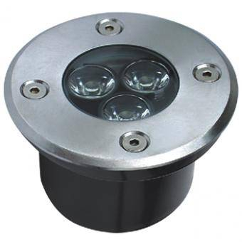 Iluminat exterior - Spot LED incastrat in pardoseala 4LED 9W-RW4003-A, 9W, 6500K alb rece, albastru