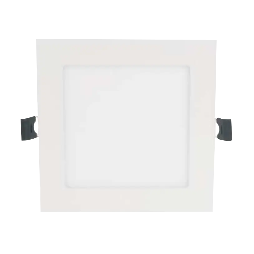 Iluminat interior - Spot LED incastrat patrat 4LED Caro CR15WW-S, 15W, 3000K alb cald, gri