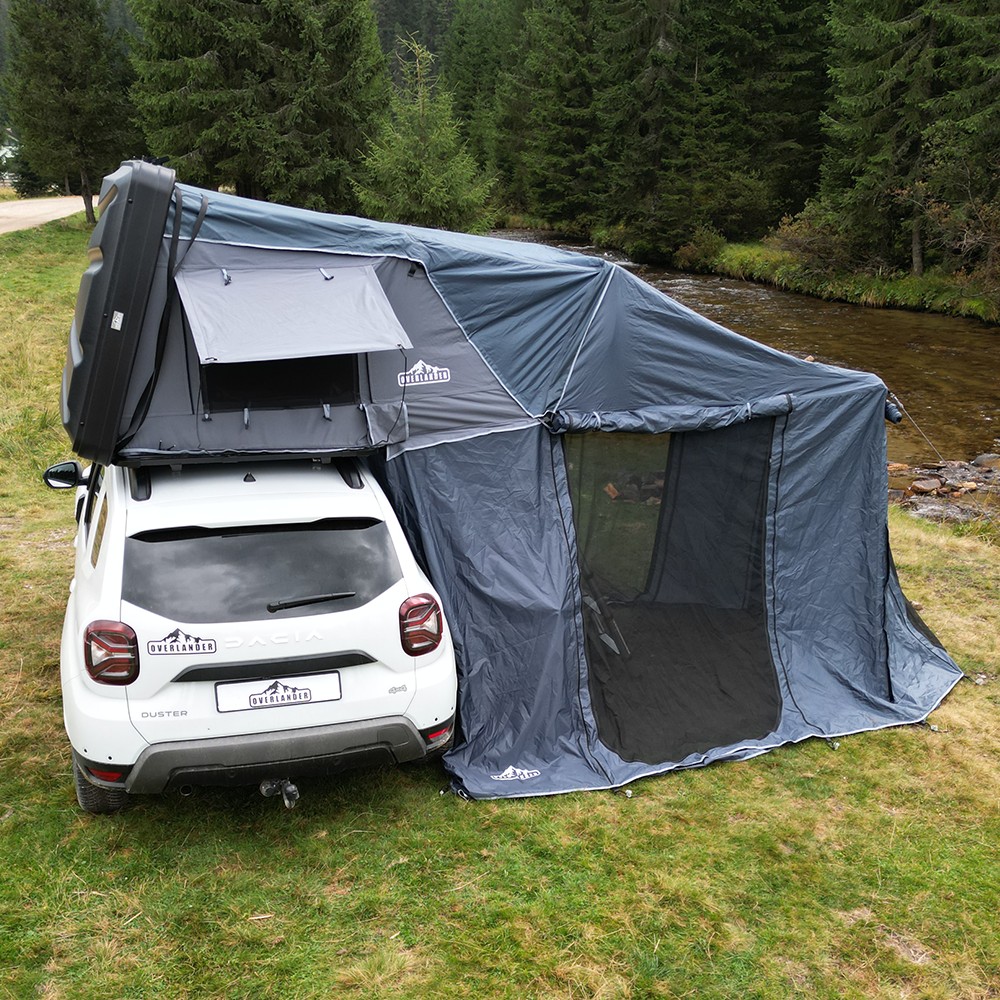 Dacia Duster cu cort si anexa Overlander Discover Max 160 cm