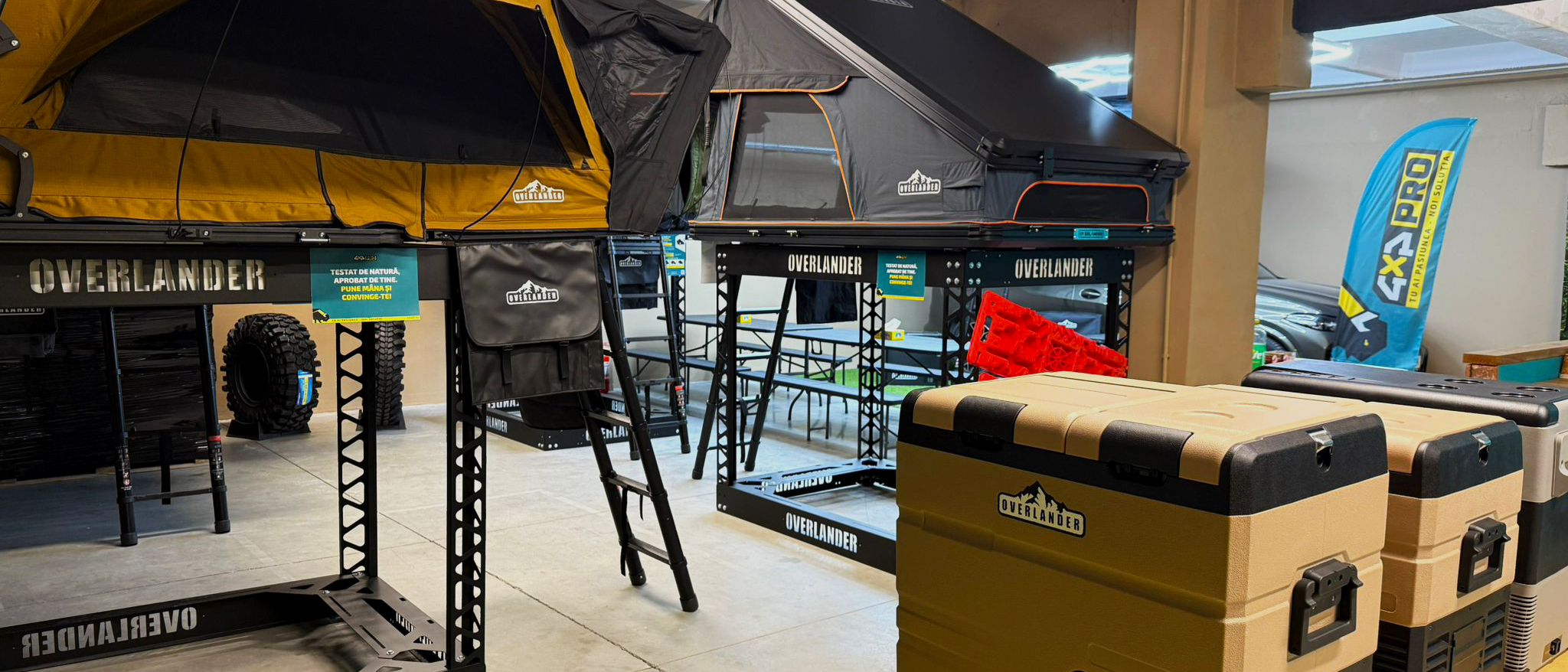 Showroom 4x4PRO Cluj-Napoca echipamente 4x4 si overlanding