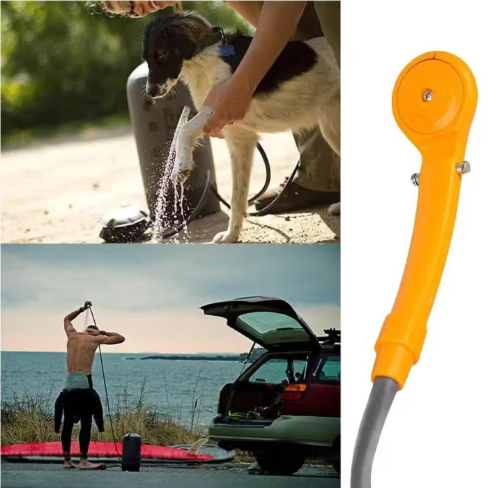 Duș portabil 12V pentru camping [7]