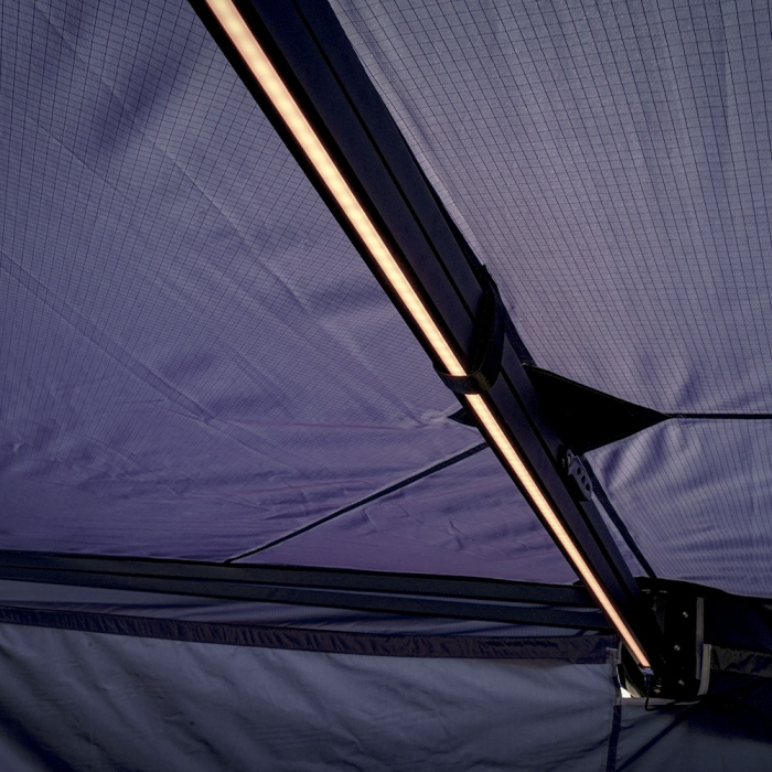 Marchiză auto OVERLANDER 2.4 m 180 grade cu LED [19]