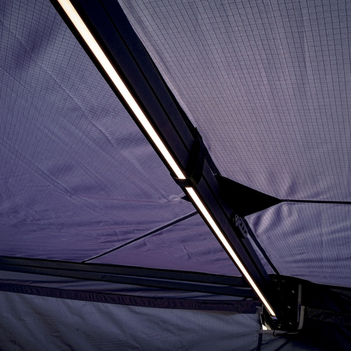 Marchiză auto OVERLANDER 2.4 m 180 grade cu LED [21]