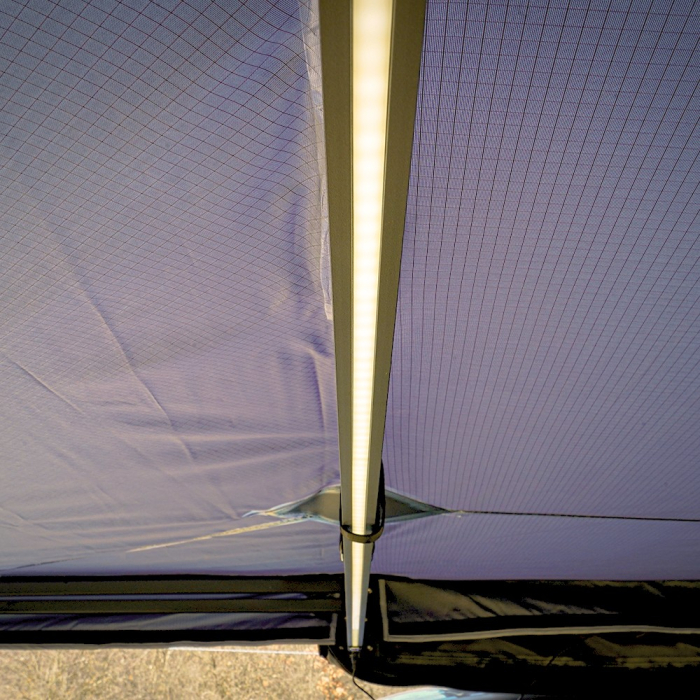 Marchiză auto OVERLANDER 2.4 m 180 grade cu LED [15]