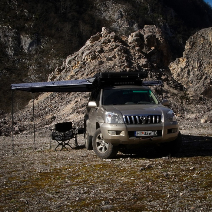 Marchiză auto OVERLANDER 2.5 m 270 grade cu LED - partea dreaptă [2]