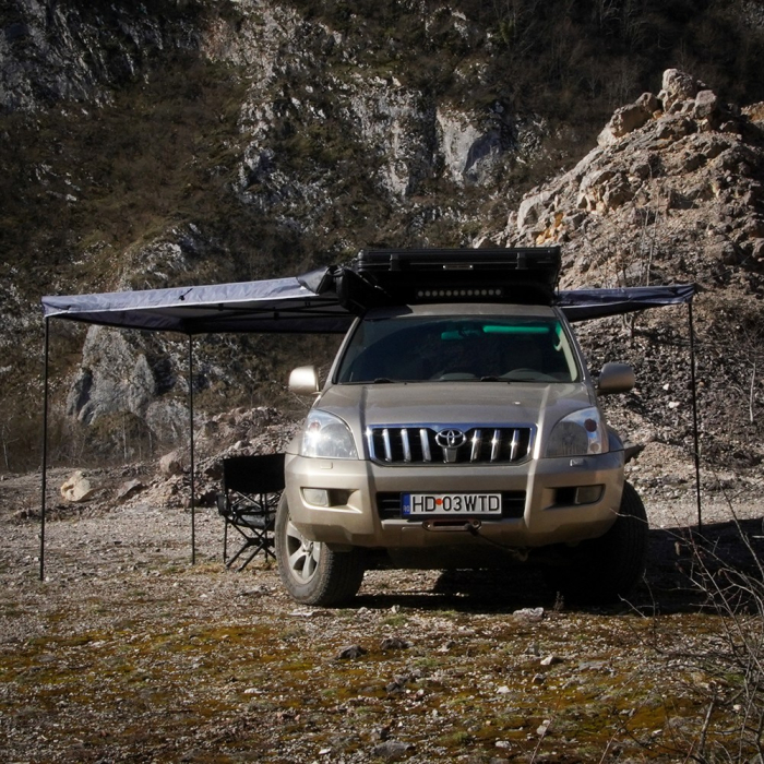 Marchiză auto OVERLANDER 2.5 m 270 grade cu LED - partea dreaptă [3]