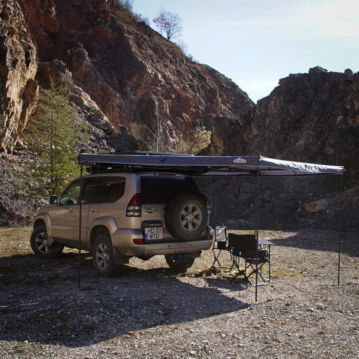 Marchiză auto OVERLANDER 2.5 m 270 grade cu LED - partea dreaptă [7]