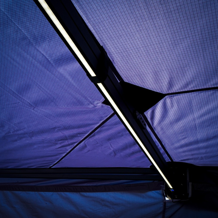 Marchiză auto OVERLANDER 2.5 m 270 grade cu LED - partea stângă [15]