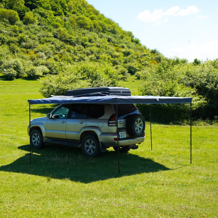 Marchiză auto OVERLANDER 2.5 m 270 grade cu LED - partea stângă [7]
