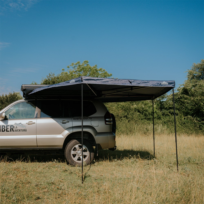 Marchiză auto OVERLANDER 2 m 270 grade cu LED - partea stângă [4]