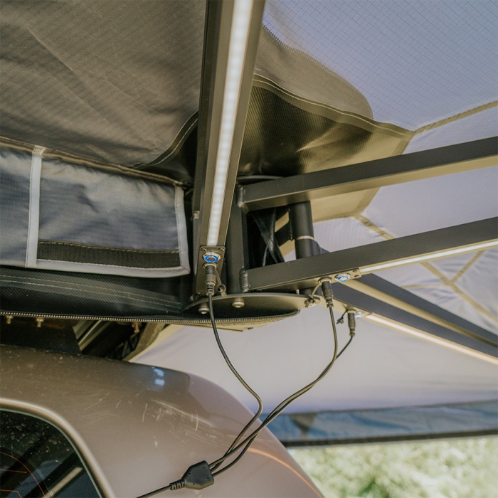 Marchiză auto OVERLANDER 2 m 270 grade cu LED - partea stângă [14]