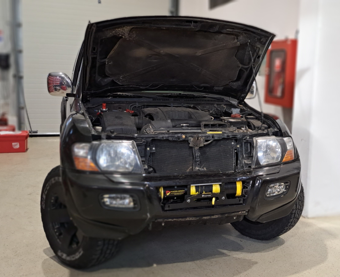 Placă troliu dedicată Mitsubishi Pajero III [3]