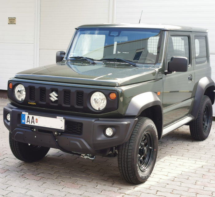 Placă troliu dedicată Suzuki Jimny 2018+ - montaj deasupra bării - pentru troliu 6000 lbs [7]