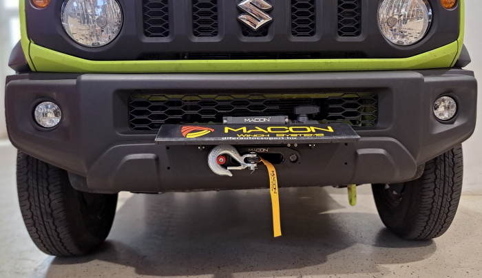 Placă troliu dedicată Suzuki Jimny 2018+ - montaj în bară - pentru troliu 12000 lbs [6]