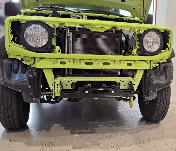 Placă troliu dedicată Suzuki Jimny 2018+ - montaj în bară - pentru troliu 12000 lbs [3]