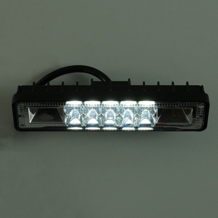 Proiector LED 48W - lumina alba + stroboscop galben - 10-30V [3]
