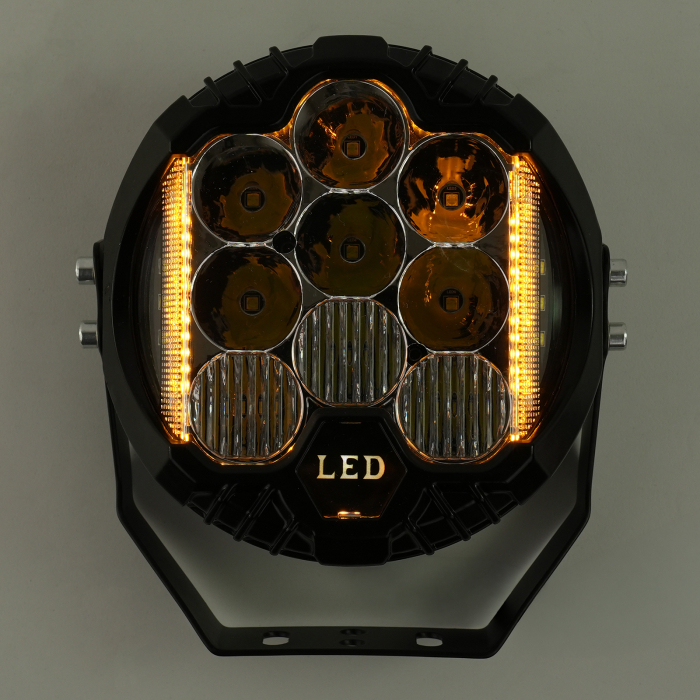 Proiector LED rotund 40W - 7 inch - fascicul spot - 12-24V [3]