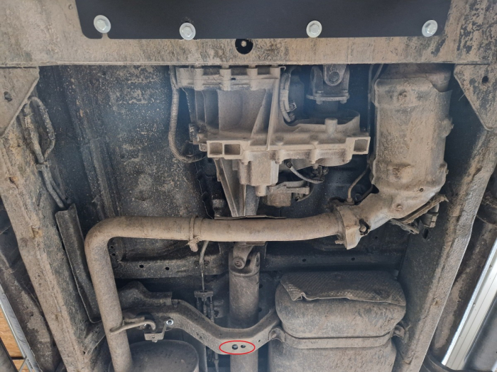Scut cutie de viteză din aluminiu Nissan Navara 2005-2015 - Aluminiu 4 mm [6]
