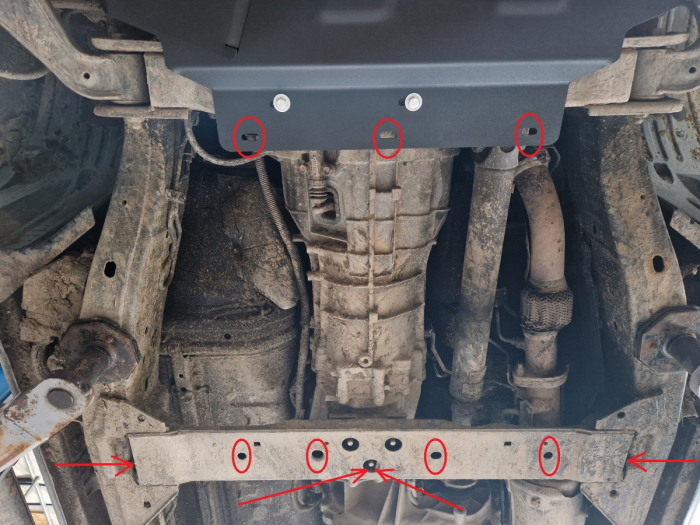 Scut cutie de viteză din aluminiu Nissan Navara 2005-2015 - Aluminiu 4 mm [3]