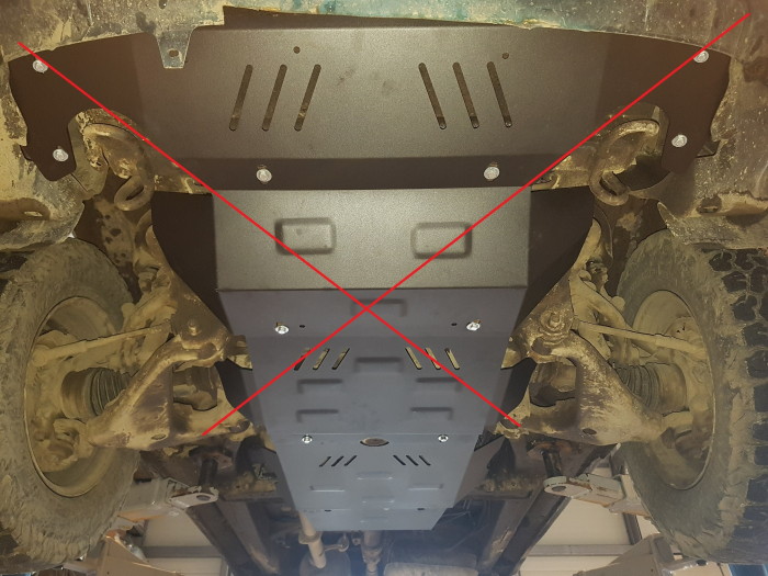 Scut cutie de viteză, filtru particule Toyota Hilux Revo 2016-2026 - Oțel 3 mm [5]