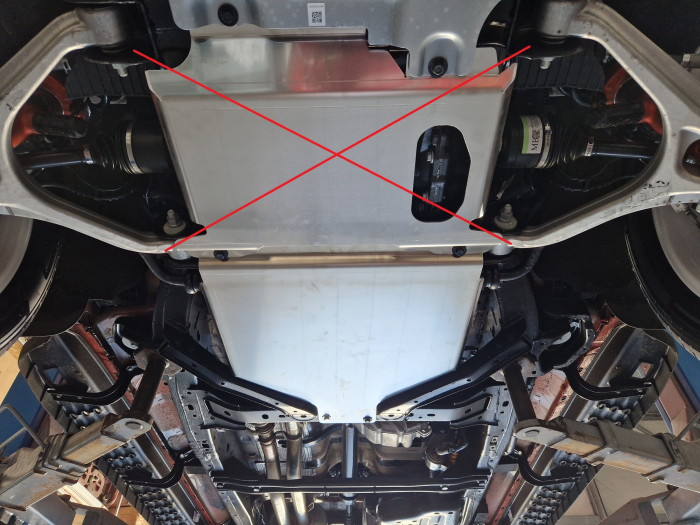 Scut cutie de viteză Ford Ranger Raptor - Aluminiu 2023-2026 - Aluminiu 4 mm [5]