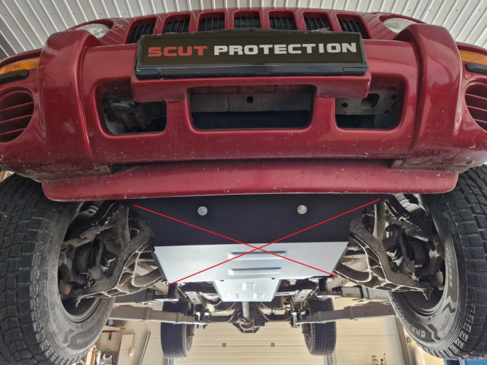 Scut cutie de viteză Jeep Cherokee KJ 2001-2008 - Oțel 2.5 mm [9]