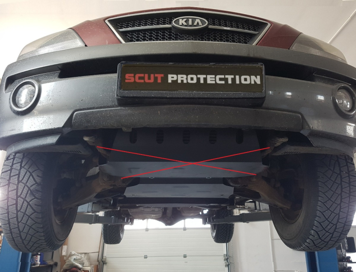 Scut cutie de viteză Kia Sorento 2001-2006 - Oțel 3 mm [9]