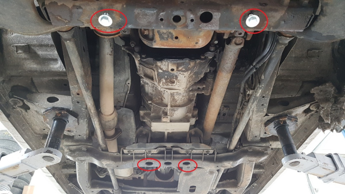 Scut cutie de viteză Mitsubishi Pajero 3 (V60, V70) 1999-2007 - Oțel 3 mm [4]