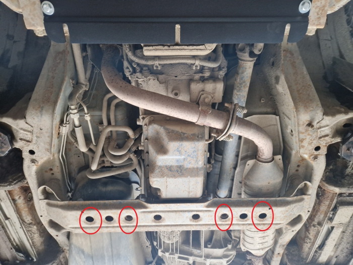 Scut cutie de viteză Mitsubishi Pajero 3 (V60, V70) Vers. 2.0 1999-2007 - Oțel 3 mm [4]