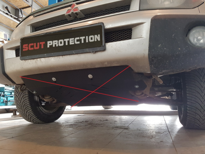 Scut cutie de viteză Mitsubishi Pajero Pinin 1997-2007 - Oțel 3 mm [6]