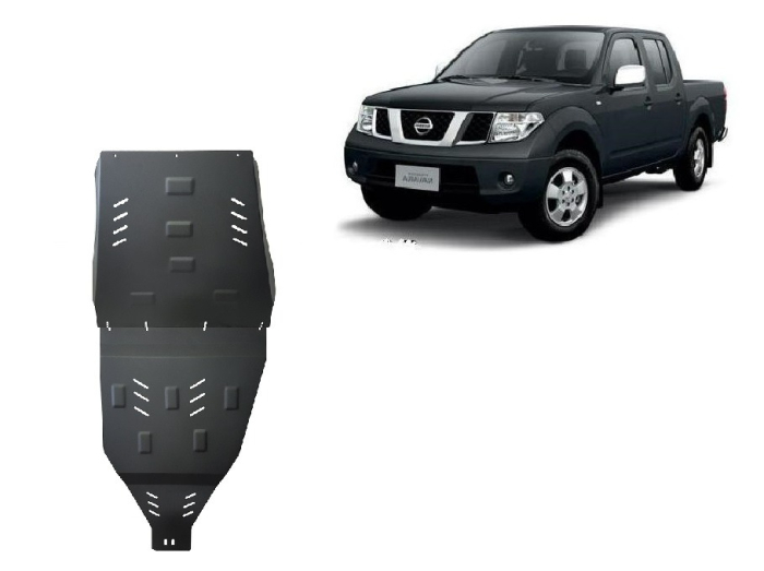 Scut cutie de viteză și reductor Nissan Navara 2005-2015 - Oțel 3 mm [3]