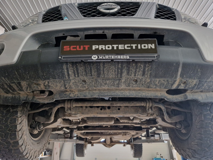 Scut cutie de viteză și reductor Nissan Navara 2005-2015 - Oțel 3 mm [11]