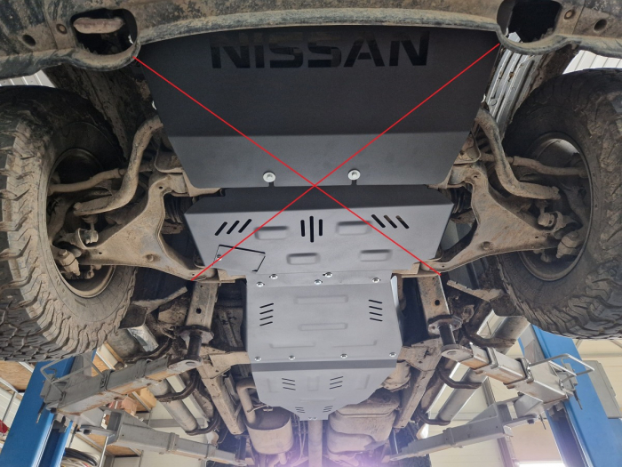 Scut cutie de viteză și reductor Nissan Pathfinder 2005-2015 - Oțel 3 mm [10]