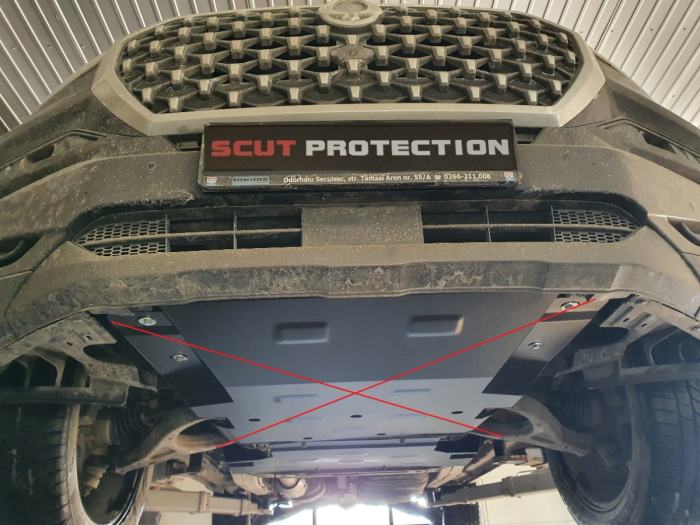 Scut cutie de viteză SsangYong Rexton 2017-2026 - Oțel 2 mm [7]