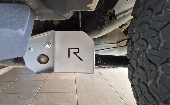 Scut de protectie din aluminiu pentru senzorul bratului de suspenșie spate Ford Ranger Raptor 2023-2026 - Aluminiu 3 mm [10]