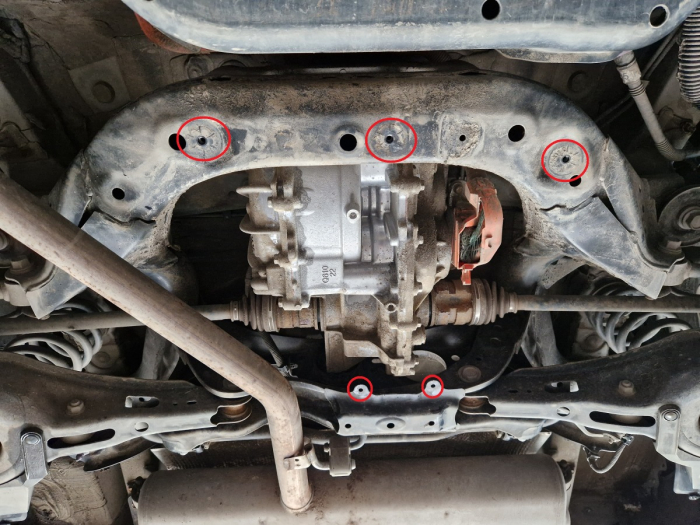 Scut diferențial spate Toyota RAV4 Hybrid 2018-2025 - Oțel 2 mm [4]