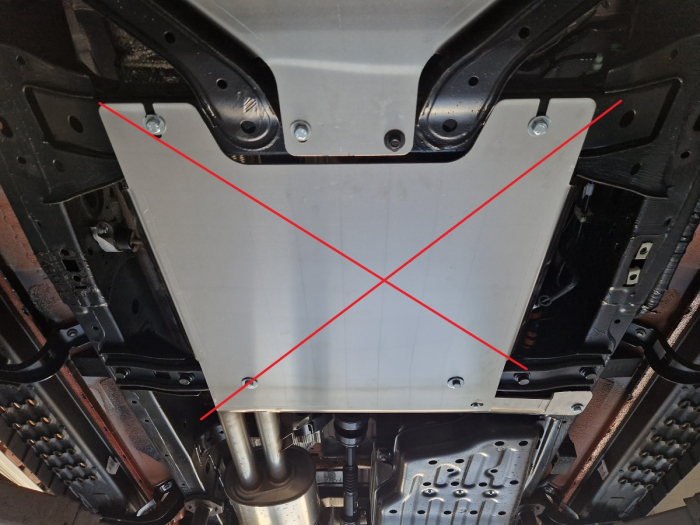 Scut filtru combustibil, conducte Ford Ranger Raptor - Aluminiu 2023-2026 - Aluminiu 4 mm [5]