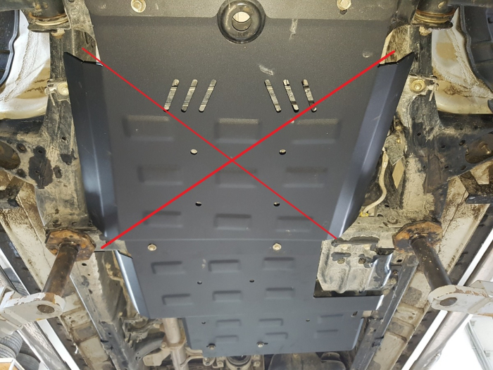 Scut metalic reductor Toyota Hilux Revo 2016-2021 - Oțel 3 mm [4]