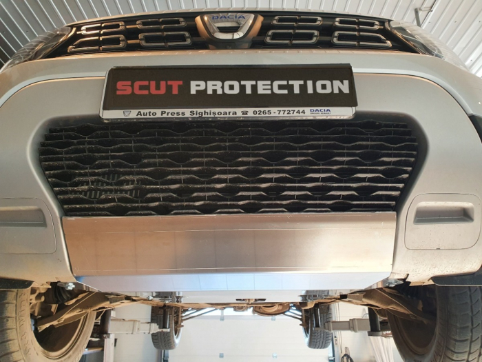 Scut motor din aluminiu Dacia Duster 2018-2024 - Aluminiu 4 mm [8]