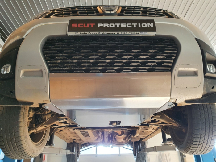 Scut motor din aluminiu Dacia Duster 2018-2024 - Aluminiu 4 mm [7]