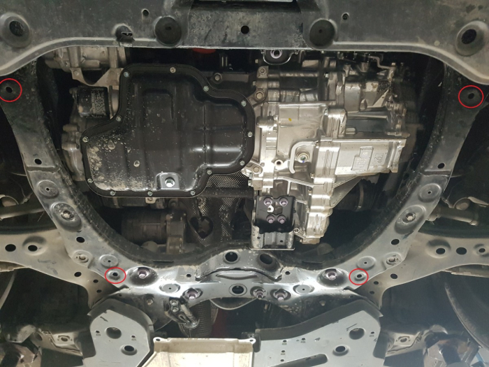 Scut motor din aluminiu Toyota RAV4 2018-2025 - Aluminiu 3 mm [4]