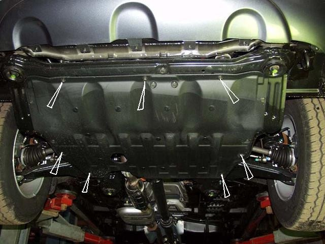 Scut motor Hyundai Santa Fe 2001-2006 - Oțel 3 mm [4]