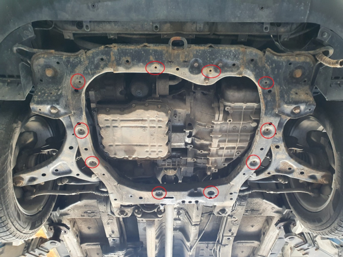 Scut motor Kia Sorento 2010-2012 - Oțel 2 mm [4]