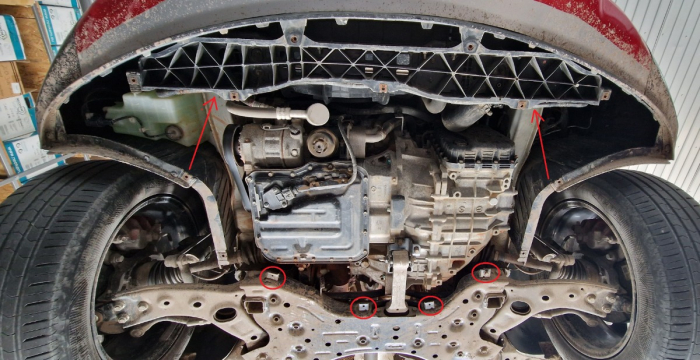 Scut motor Kia Sorento 2012-2020 - Oțel 2 mm [4]