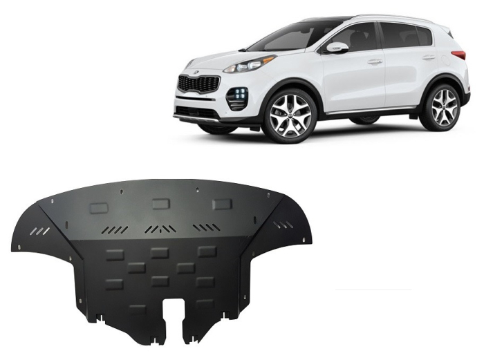 Scut motor Kia Sportage 2015-2019 - Oțel 2 mm [1]