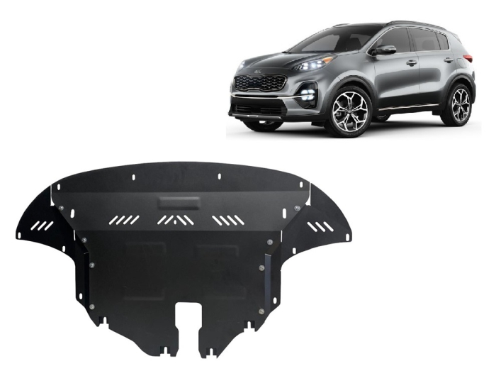 Scut motor Kia Sportage 2019-2021 - Oțel 2 mm [1]
