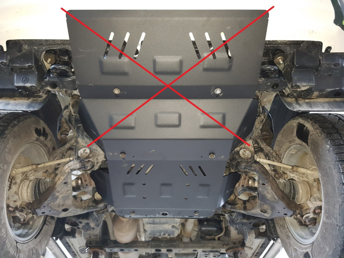 Scut motor metalic Toyota Hilux Invincible 2021-2026 - Oțel 3 mm [4]
