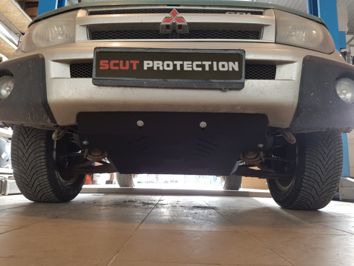 Scut motor Mitsubishi Pajero Pinin 1997-2007 - Oțel 3 mm [8]