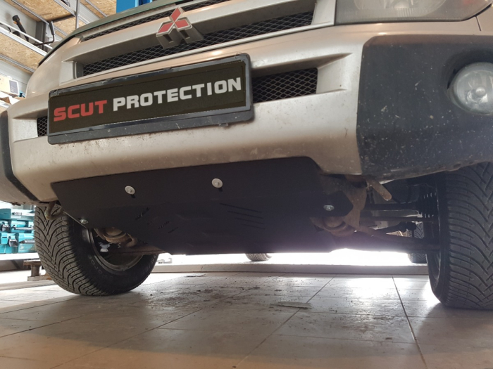 Scut motor Mitsubishi Pajero Pinin 1997-2007 - Oțel 3 mm [9]